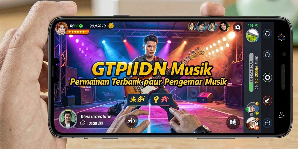 Screenshot GTPIDN menampilkan serunya bermain musik secara interaktif.