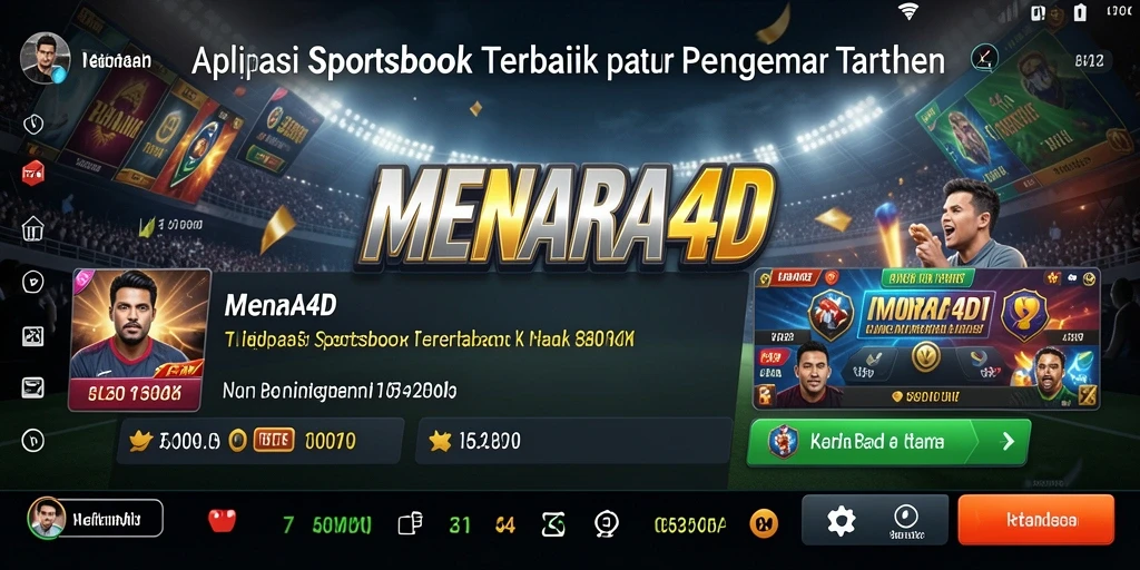 Screenshot MENARA4D menampilkan pengalaman taruhan yang mendebarkan dan interaktif.