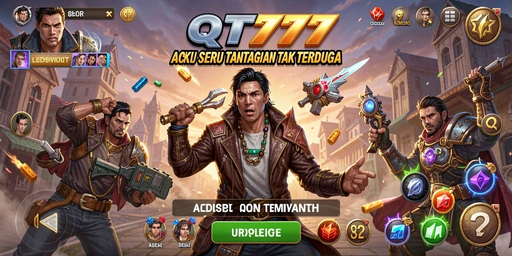 Screenshot QT777 menampilkan aksi seru dalam pertempuran yang mendebarkan.
