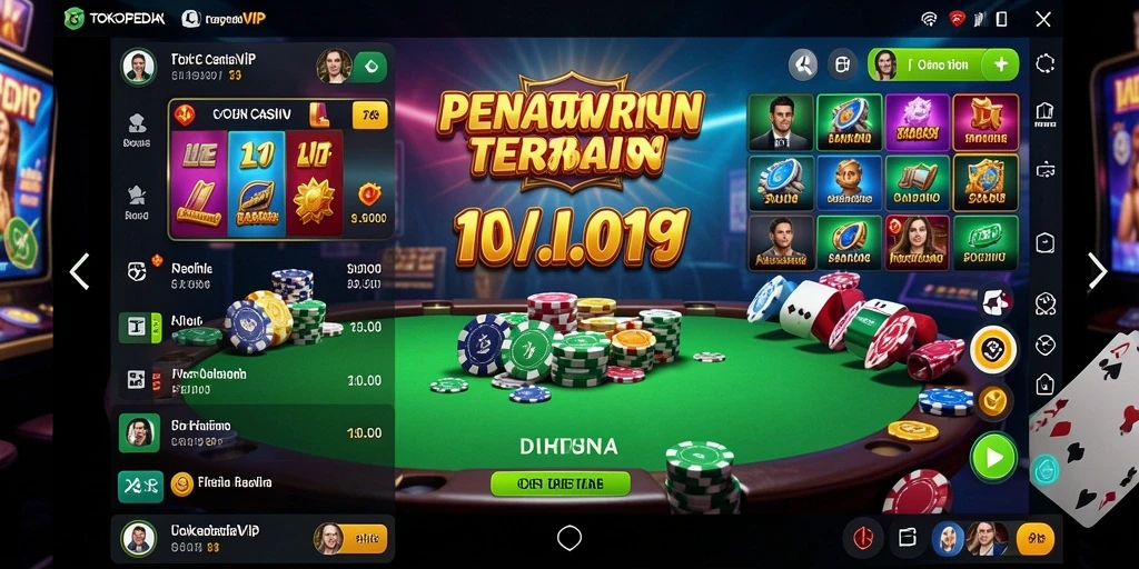Tampilan gameplay menarik dari TOKOPEDIAVIP di Live Casino.