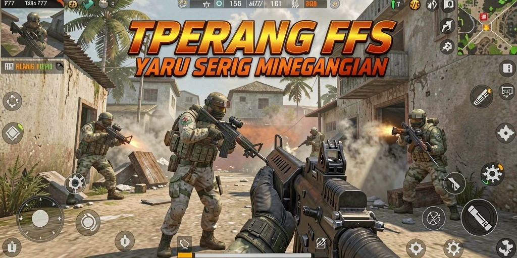Tampilan gameplay seru di TYA777 dengan aksi tembak-menembak.